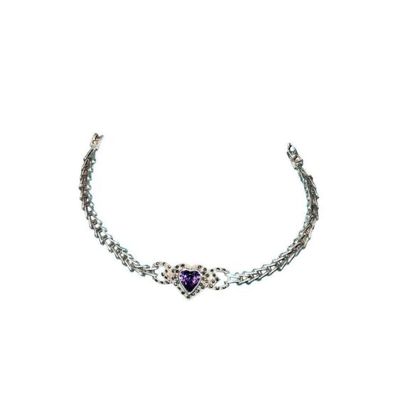 Charles Winston Sterling Amethyst Bracelet - Picture 7 of 12